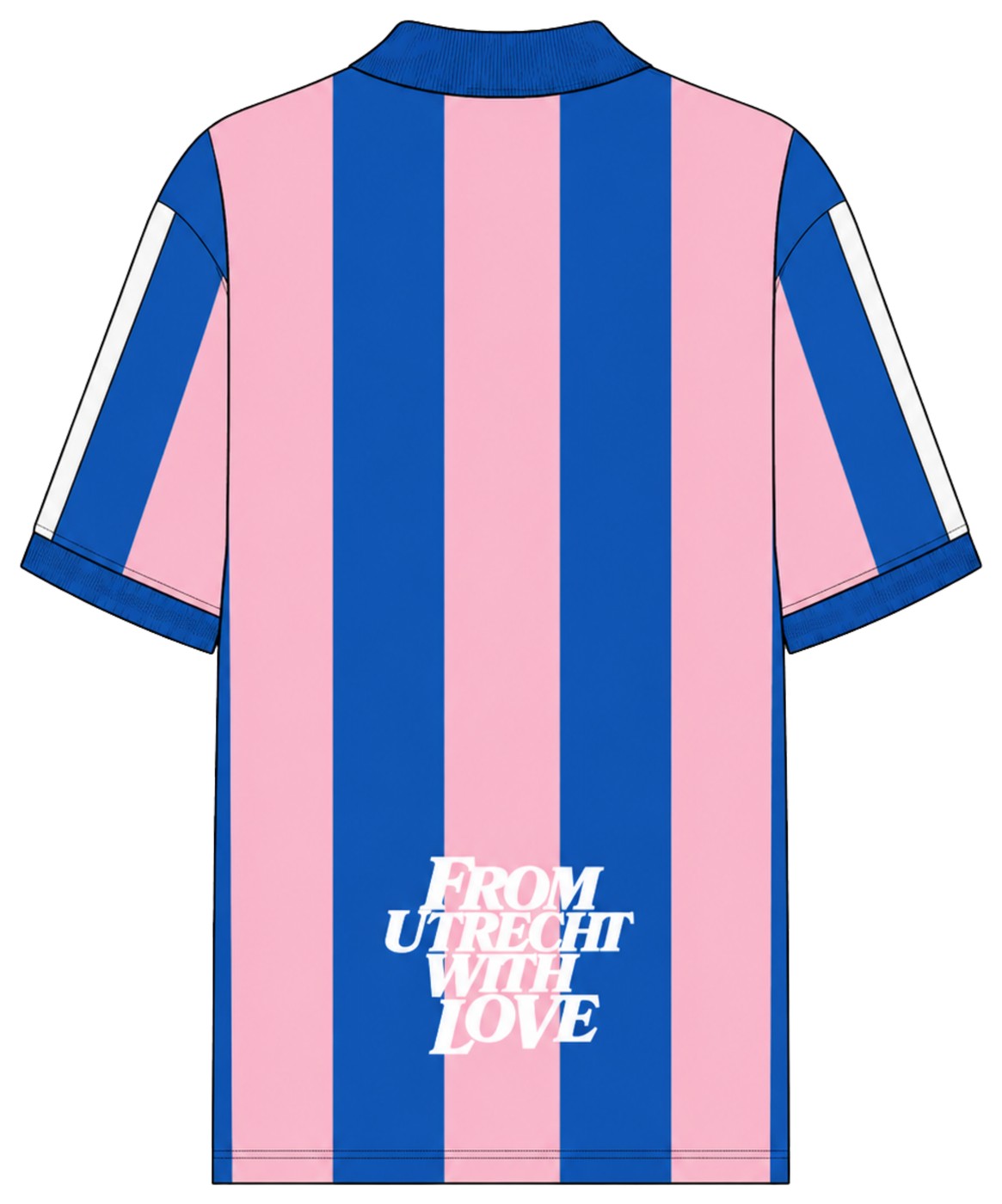 Custom jersey ontwerp, achteraanzicht