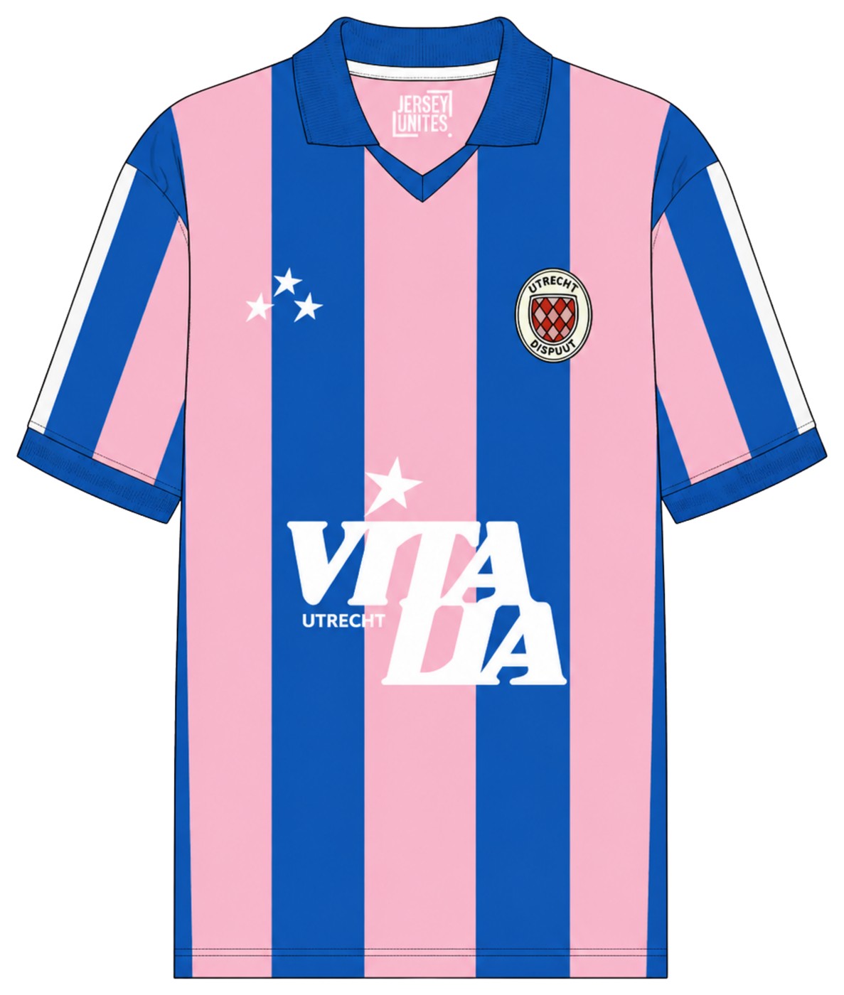 Custom jersey ontwerp, vooraanzicht