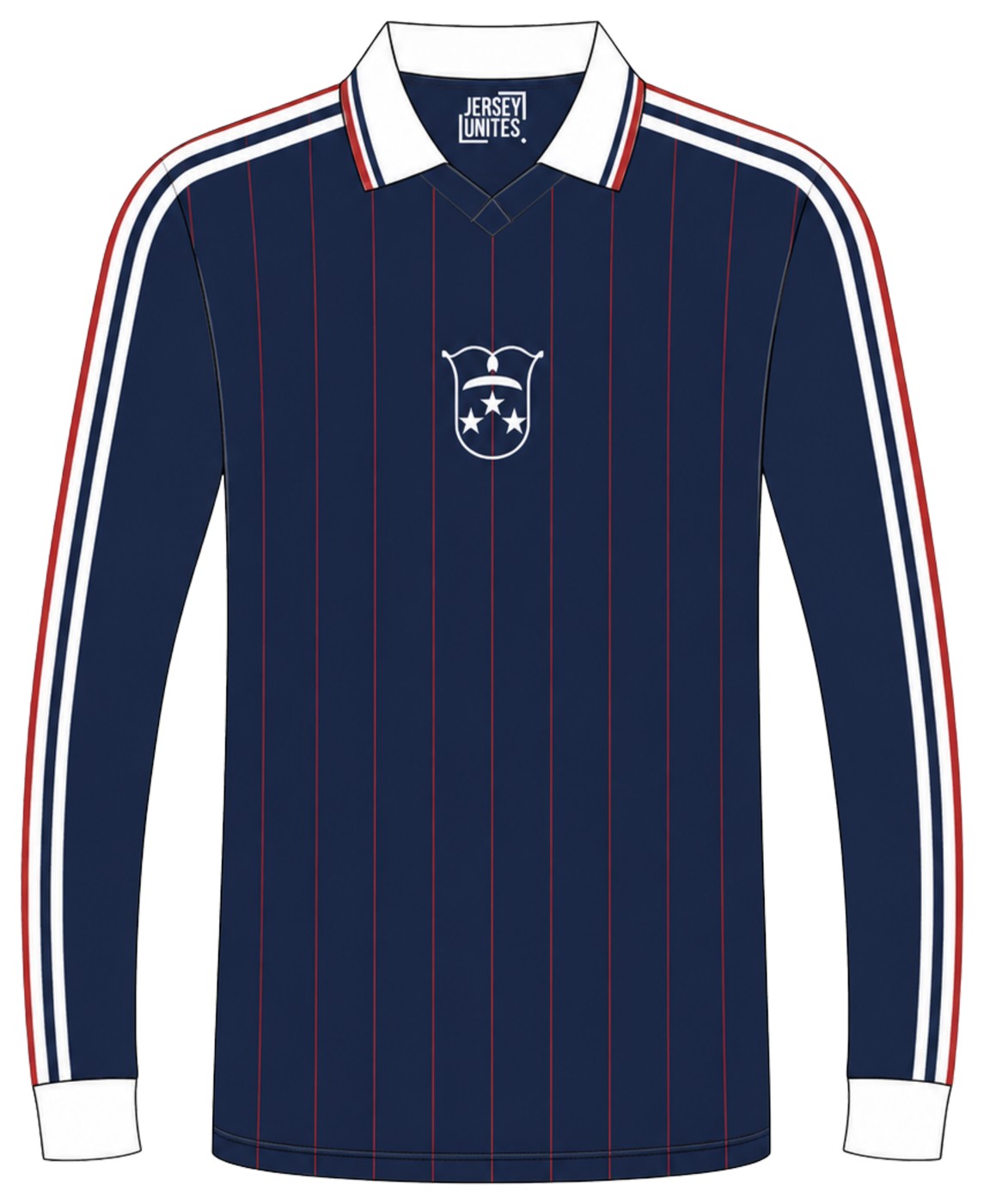 Custom jersey ontwerp, vooraanzicht