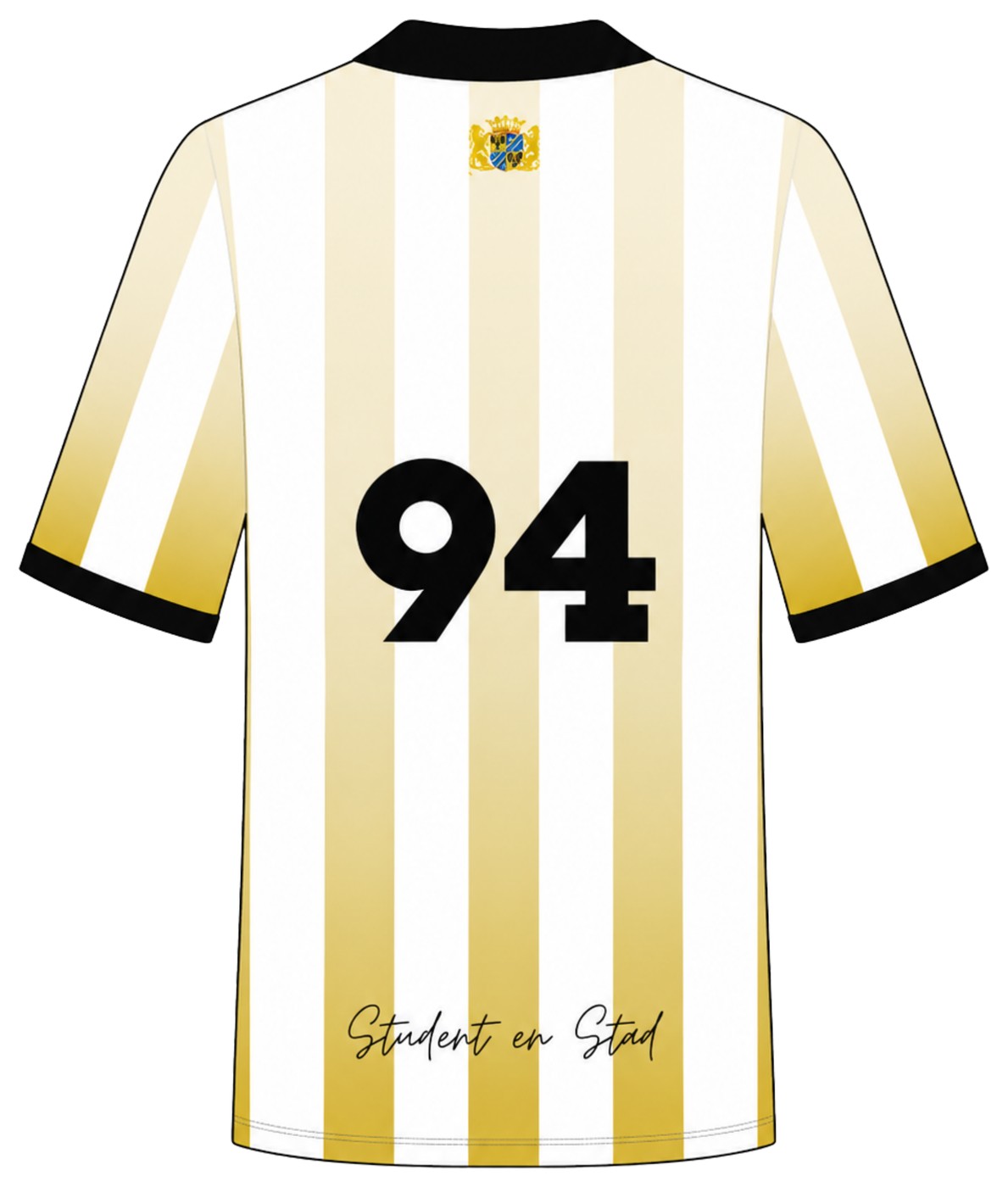 Custom jersey ontwerp, achteraanzicht