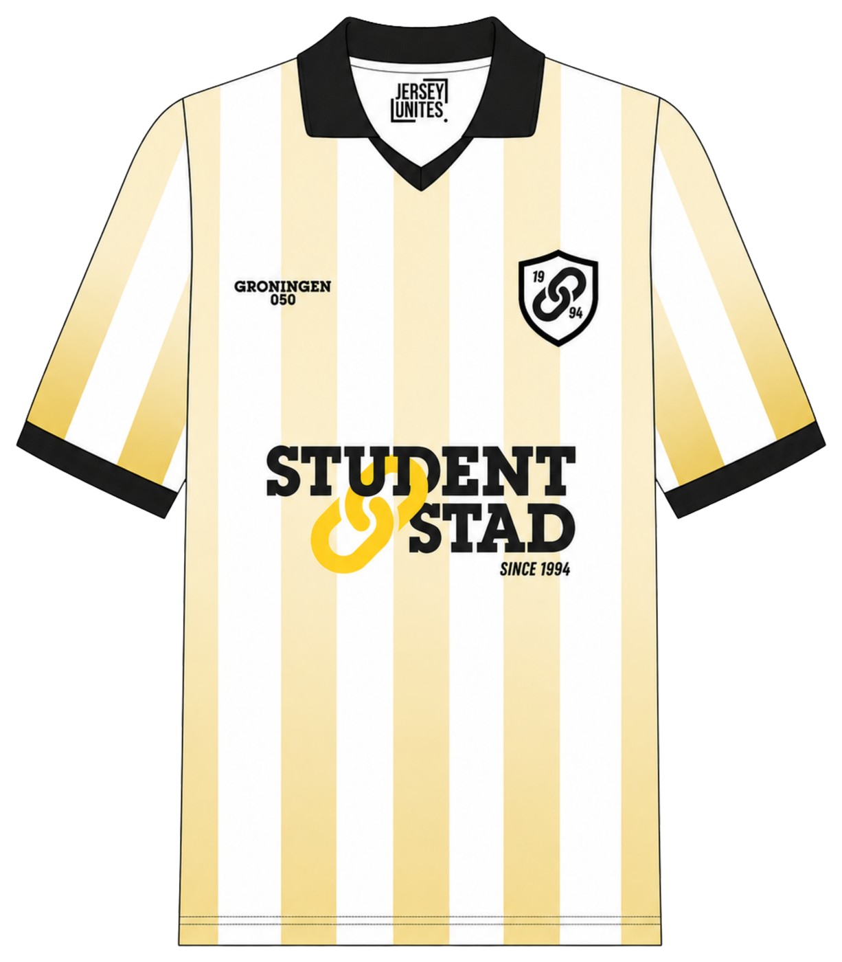 Custom jersey ontwerp, vooraanzicht