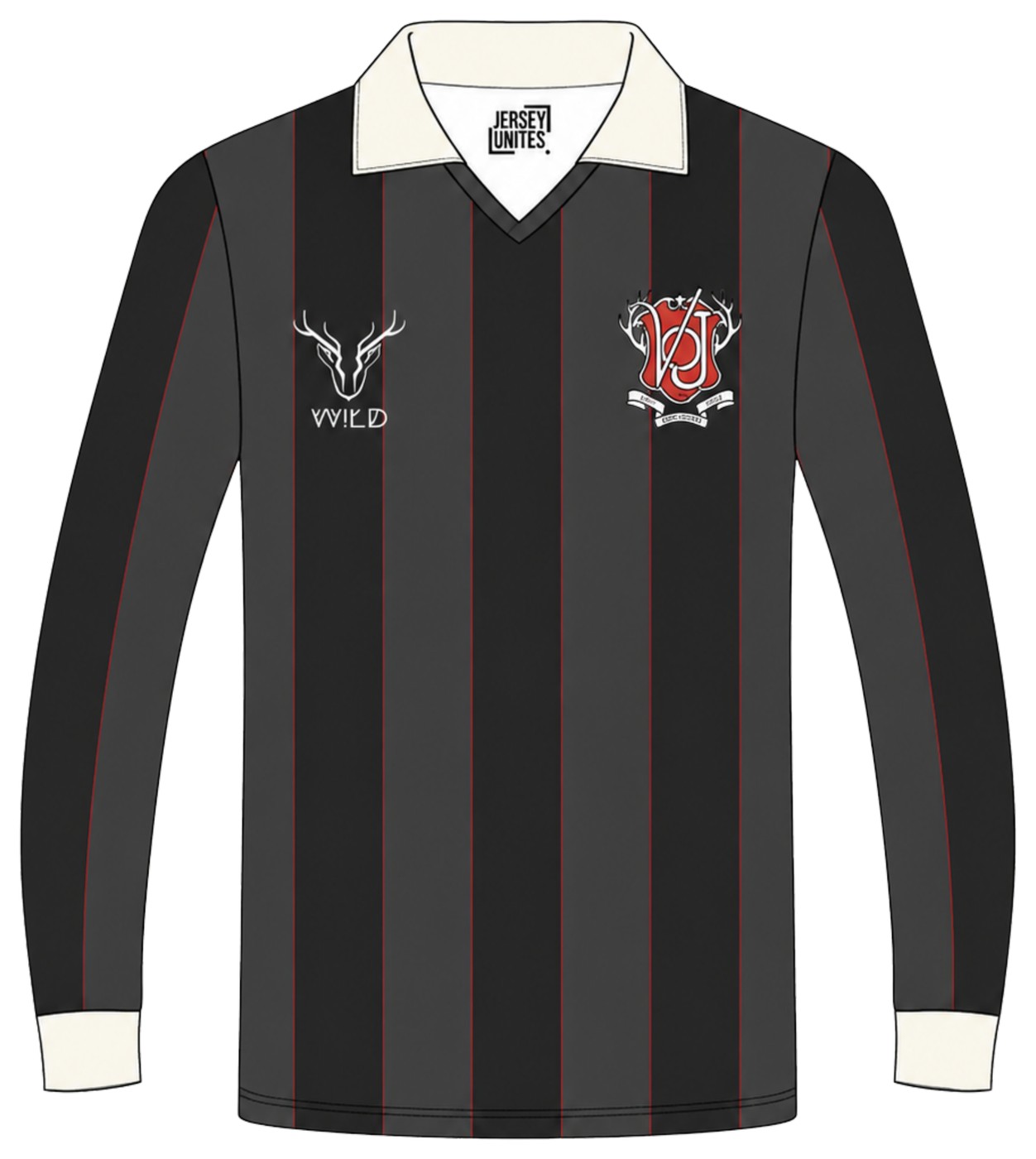 Custom jersey ontwerp, vooraanzicht